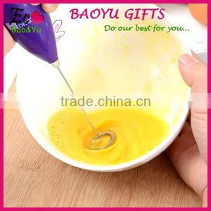 Kitchen Practical Mini-electric Handheld Milk Cream Coffee Shake Frother Battery Operated Whisk Mixer Egg Beater Foamer thumbnail-1