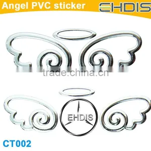 New Car Beauty Product Custom Decal Sticker Car Logo Wings thumbnail-2