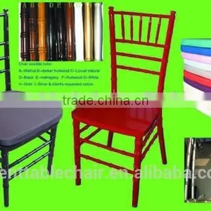 Qingdao Furniture Hotel Chair Wholesale Wood Chiavari Chair for Hot Sale thumbnail-4