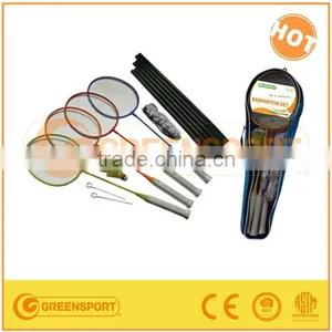 GSBS88 4 Player Badminton Racket Game Set With Net and Pole thumbnail-1