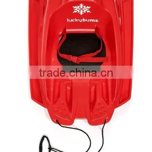 Toddler Pull Sled With Safety Betl Towable Kids With Secure Ceinture Snow Sled With Backrest,-30temp 24h Cold Resistance Test thumbnail-1