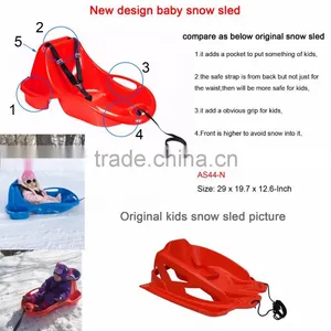 Snow BOB With Secure Ceinture Kids Snow Sled CFO LUGE for Under 3 Years Old thumbnail-4