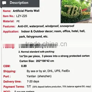 Indoor Artificial Climbing Plant Wall thumbnail-2