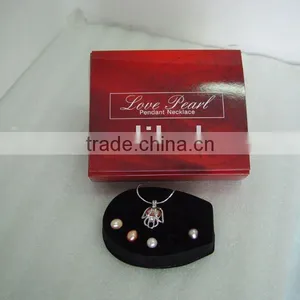 5 Pearls Set of Wish Pearl and Love Pearl Gift Jewelry (red Box) English Version thumbnail-1