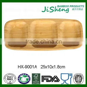2016 Wooden Natural Bamboo Sushi Food Serving Tray thumbnail-2
