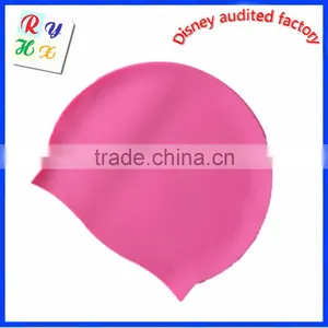Low MOQ Custom Silicone Swim Cap For Water Sport, Funny Swimming Cap Silicone thumbnail-1