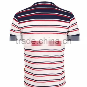 Mens Fashion Comfort Color Combination Plain Cotton t Shirt thumbnail-2