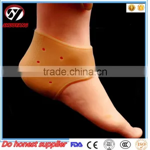 2016 Hot Sell Breathable and Cushion Silicone Gel Heel Pad and Ankle Sleeve for Plantar Fasciitis thumbnail-4