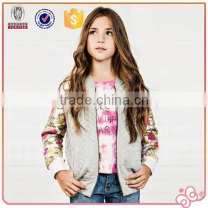 2016 Flower Lovely Girl Fashion New Design OEM Children Clothing Factories in China Kids Winter Clothes thumbnail-1
