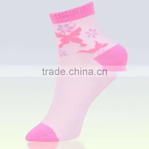 Colorful Flower Women Cotton Socks thumbnail-3