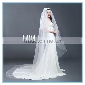 Sweetheart Satin Handmade Embroidery Beaded Wedding Dress With Bridal Mantilla Veil thumbnail-2