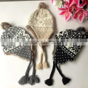Fashion Soft & Warm Acrylic Knitted Hat Factory in Good Price thumbnail-2