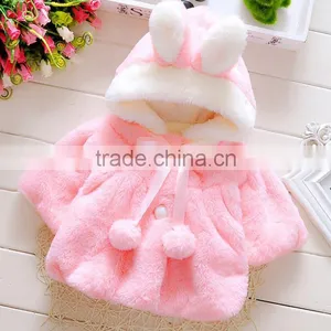 Zm40648b Wholesale Baby Girls Coat Fancy Warm Children Jackets thumbnail-6