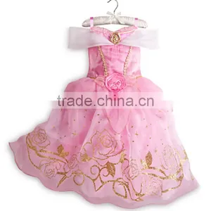 2015 Wholesale Simple Style White Color Lace Girls Birthday Party Dresses thumbnail-1