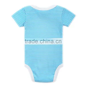 2017 Summer New Style Cotton Stripe Baby Jumper Jumpsuits One-piece Garment thumbnail-4