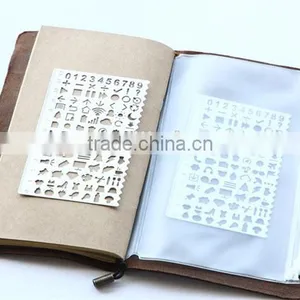 Hot Sales DIY Stainless Steel Drawing Templates/ Bookmark for Planner,Scrapbook, Handbook thumbnail-5