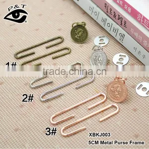 Wholesale Purse Handles Fashion Metal Hardware 5CM Frame For Purse Handbags thumbnail-1