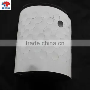 White Hook and Loop Sticky Back Adhesive Square thumbnail-5