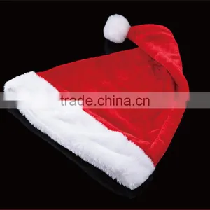 High Quality Velvet Santa Claus Christmas Hat thumbnail-1