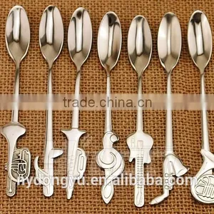 High Quality Stainless Steel Coffee Spoon /harz Music Note Stainless Steel Tea Spoon /fancy Dessert Spoon Tableware thumbnail-1