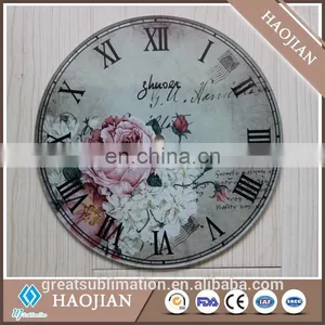 Cheap Sublimation Blank Glass Clock With Coating thumbnail-6