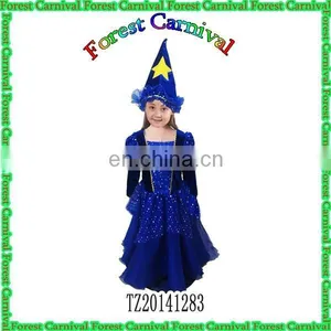 20141283 Sexy Fashion Attractive New Year Costumes Blue Moon Fairy For Girls thumbnail-1