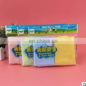 2piece/lot High Quality Bamboo Fiber Fabric Children Baby Square Towel Saliva Towel Face Sweat Towel Bathroom thumbnail-2