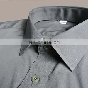 100% Cotton Classical Grey Men Dress Shirt in GuangDong thumbnail-3