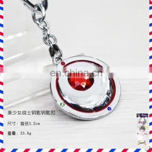Fashion Anime Hot Round Sailor Moon Key Chain Wholesale Sailor Moon Key Chain New for Kid thumbnail-1