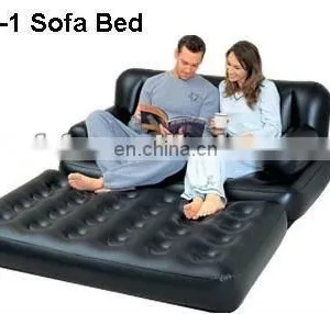Inflatable Flocked Air Bed & 5 in 1 Sofa Bed,inflatable Sofa thumbnail-1