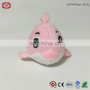 Dolphin Pink Cute Mini Soft Stuffed Sea Animal Plush Keychain thumbnail-1