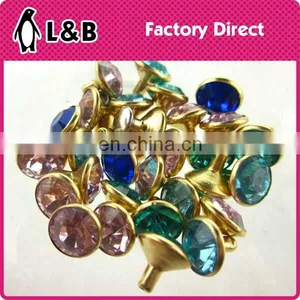 5mm 6mm 7mm 8mm 9mm 10mm 12mm Wholesale Rhinestone Rivet Studs thumbnail-5