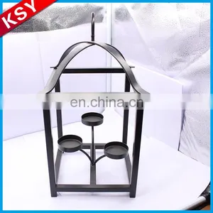 Popular Promotional Price Antique Red Metal Candle Lantern Holder For Sale thumbnail-6
