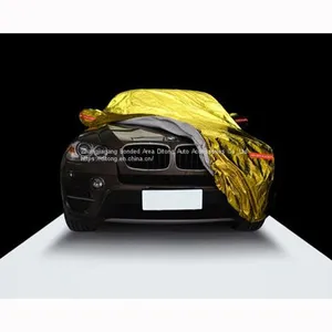 Gold Color Aluminum Film SUV Car Covers thumbnail-1