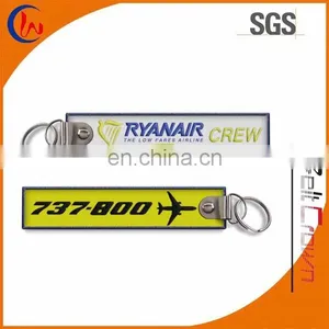 Short Embroidery Keychain With Split Rings thumbnail-2
