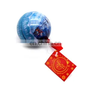 Decorative Christmas Metal Tin Ball Containers Wholesale thumbnail-4