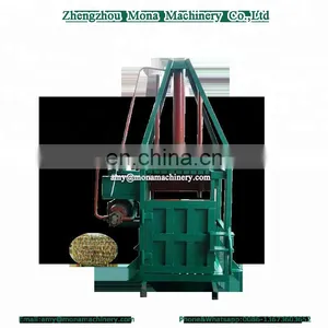 Best Service Rice Straw Baler Machine /wheat Straw Baler Machine in Packaging Machine/hydraulic Cotton Bale Press Machine thumbnail-1