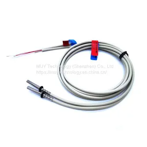 PT1000 PT100 RTD High Precision Temperature Sensor Metal Thread Probe For Heat Meter thumbnail-4