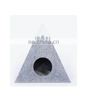 Felt Cat Bed and Felt Cat House thumbnail-1