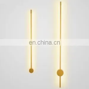Modern Black Gold Small Minimalist Indoor Bed Light Living Room Decorative Led Wall Lamp thumbnail-5