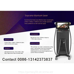 2021 New Alma Laser Dual Handle Soprano Ice Titanium Diode Laser Hair Removal System thumbnail-5