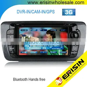 Erisin ES7695M 7 Inch Car DVD GPS Radio Bluetooth for Seat Ibiza thumbnail-1