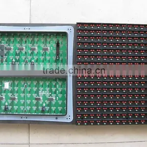 LIYI CE ROHS 256*256mm 16*16 HUB08 RG Front Service P16 Led Pharmacy Cross Module thumbnail-1