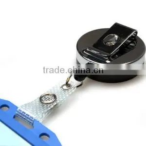 Yueton Pack of 2 Retractable Name Badges Holder ID Card Key Cards Holder Reel thumbnail-6