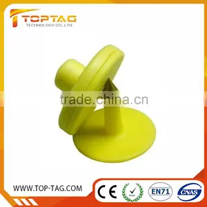 Eco-friendly EM4305 LF Rfid Ear Tag Animal Tags for Sheep / Cattle / Goat / Cow / Pig Animal Management thumbnail-3