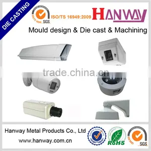 China Manufacturer Custom Made Aluminum Die Casting Security Camera Parts Cctv Camera thumbnail-1