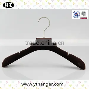 Black Plastic Hanger With Velvet Surface for Women thumbnail-3