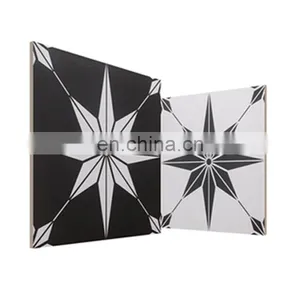 Nordic Black and White Geometric Floret Brick 300*300 Kitchen Bathroom Wall Brick thumbnail-5