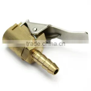 2 Pcs Useful Auto Car Tire Inflator Valve Air Chuck Connector 6mm Brass Clip On thumbnail-5