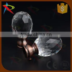 Export and Wholesale Good Quality Crystal Curtain Finials/curtain Rod Finials thumbnail-1